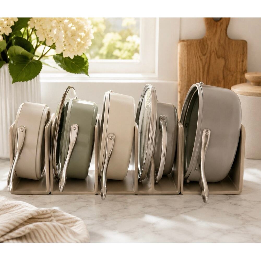 Caraway Home Magnetic Pan and Lid Storage Kitchen Organizers